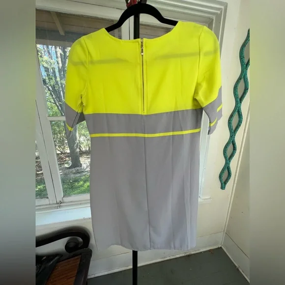 Neon color block dress Size Small - Picture 3 of 6